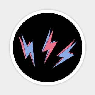 Lightning Bolts (Blue & Red) Magnet